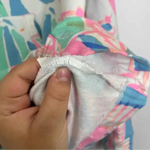 Lily Pulitzer Skipper Pullover Out To Sea quarter zip athletic jacket Medium - Picture 9 of 11